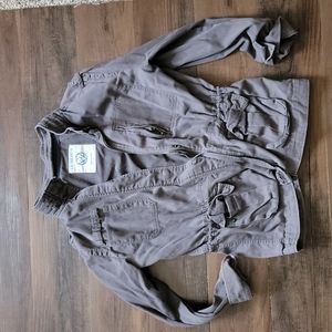 LA hearts drawstring cargo jacket